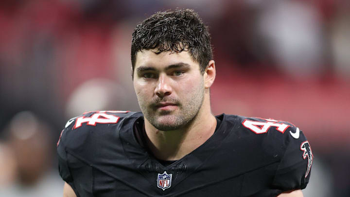 Atlanta Falcons linebacker Troy Andersen won't play Sunday against the Carolina Panthers.