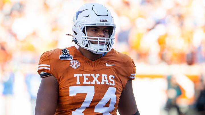 Texas Longhorns offensive lineman Trevor Goosby. Credit: Mark J. Rebilas-Imagn Images Texas Longhorns offensive lineman Trevor Goosby. Credit: Mark J. Rebilas-Imagn Images