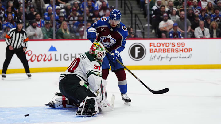Artturi Lehkonen has three goals in five playoff games this year.