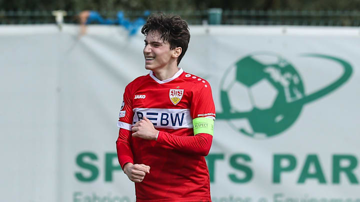Efe Korkut in der Youth League für den VfB