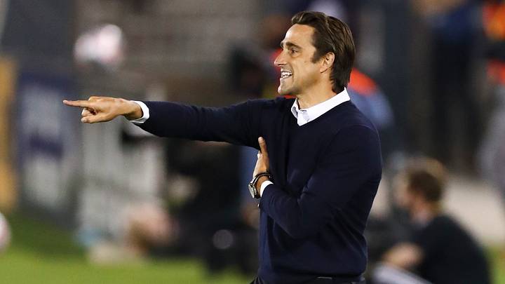 Austin FC head coach Josh Wolff hails his side after 4-3 victory over Sporting Kansas City. 