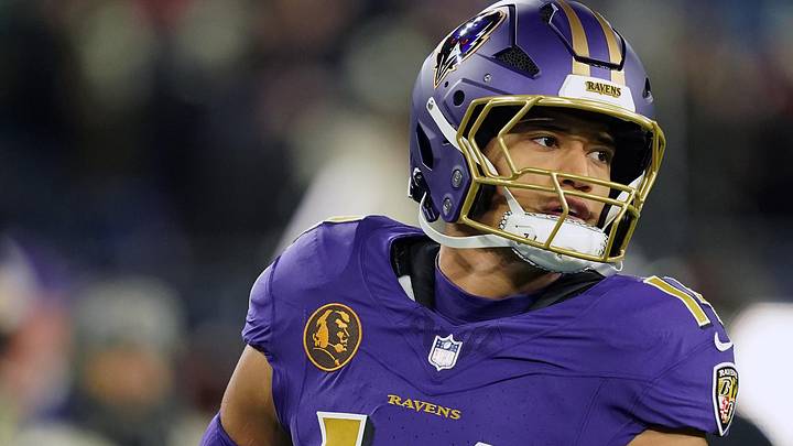 Nov 27, 2025; Baltimore, Maryland, USA; Baltimore Ravens safety Kyle Hamilton (14) before the game at M&T Bank Stadium. Mandatory Credit: Mitch Stringer-Imagn Images Nov 27, 2025; Baltimore, Maryland, USA; Baltimore Ravens safety Kyle Hamilton (14) before the game at M&T Bank Stadium. Mandatory Credit: Mitch Stringer-Imagn Images
