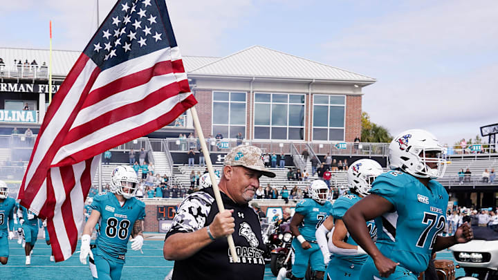 Coastal Carolina fans won't have to pay for concessions at home football games this season, the school announced.