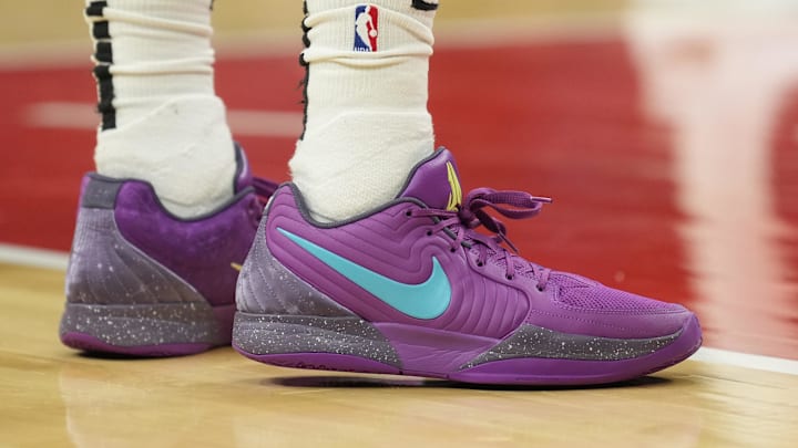 The Nike Ja 2 in the "Purple Sky" colorway.