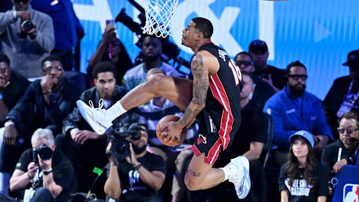 Miami Heat forward Keshad Johnson won the 2026 Slam Dunk Contest at NBA All-Star Saturday.