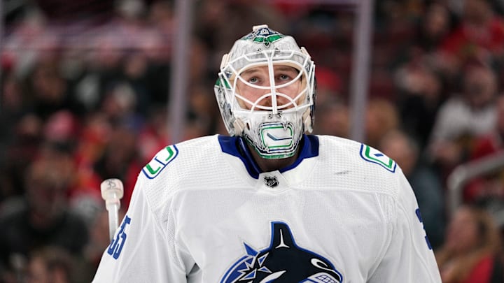 Vancouver Canucks v Chicago Blackhawks