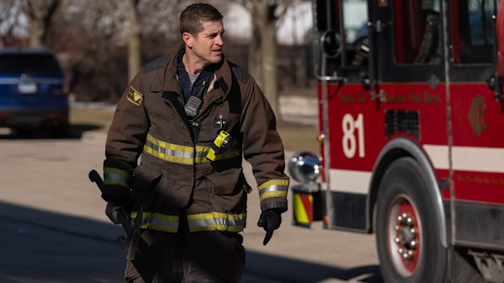 CHICAGO FIRE -- "Permanent Damage" Episode 13019 -- Pictured: Jake Lockett as Sam Carver -- (Photo by: Peter Gordon/NBC)