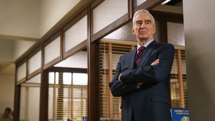 LAW & ORDER -- "Collateral Damage" Episode 22018 -- Pictured: Sam Waterston as D.A. Jack McCoy -- (Photo by: Peter Kramer/NBC)