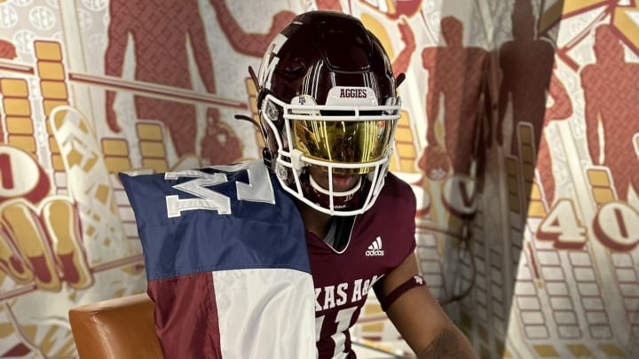 Kamauryn Morgan at Aggies junior day Kamauryn Morgan at Aggies junior day