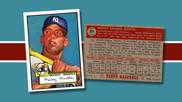 1952 Topps Mickey Mantle
