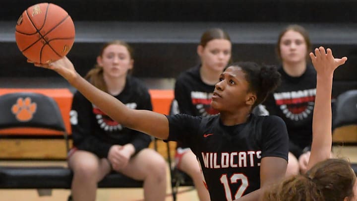 Northwestern's Makayla Presser-Palmer.