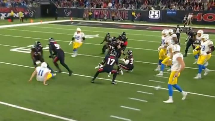 Texans got two points in strangest way possible. Texans got two points in strangest way possible.
