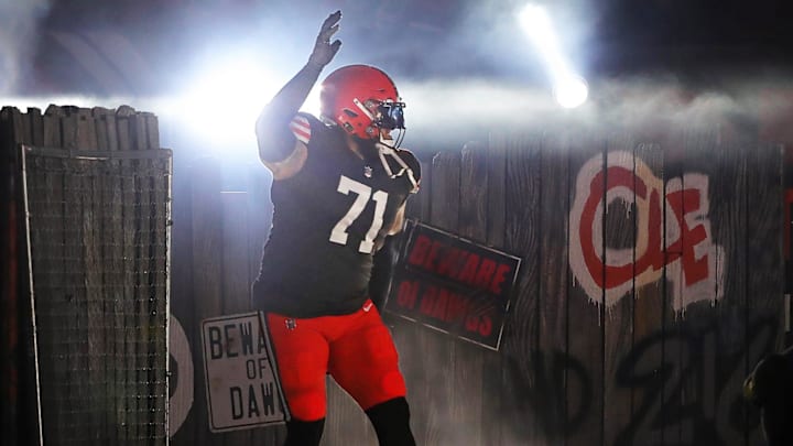 Cleveland Browns offensive tackle Jedrick Wills Jr.