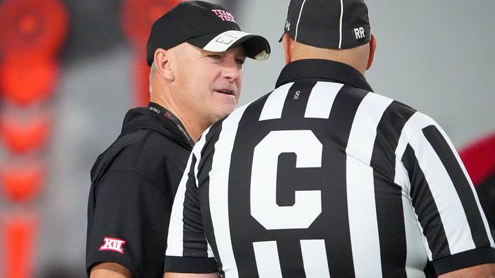 Texas Tech head coach Joey McGuire Texas Tech head coach Joey McGuire