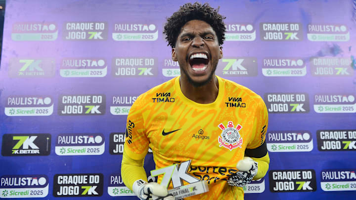 Hugo Souza é titular absoluto do Corinthians