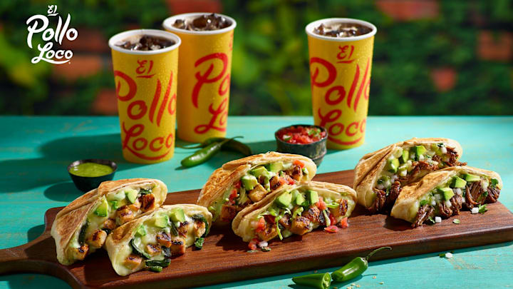 El Pollo Loco stuffed Quesadillas - credit: El Pollo Loco