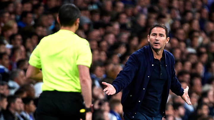 Frank Lampard mécontent de l'abitrage.