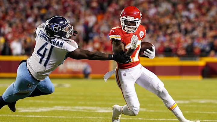 Mecole Hardman is reportedly available for trade after signing a one-year deal with the Jets in the offseason