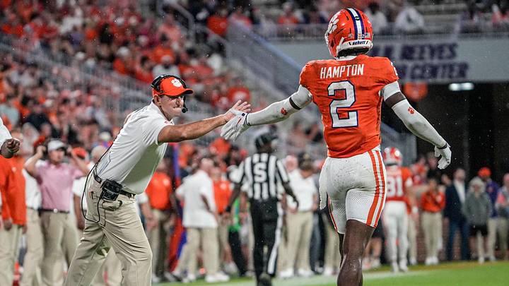 Clemson CB Ashton Hampton has been the Tigers' brightest spot early in 2026 and is climbing 2027 NFL Draft boards. Clemson CB Ashton Hampton has been the Tigers' brightest spot early in 2026 and is climbing 2027 NFL Draft boards.