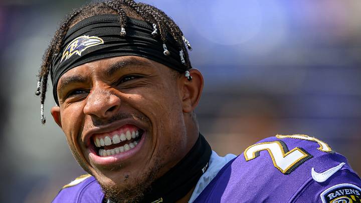 Baltimore Ravens safety Ar'Darius Washington