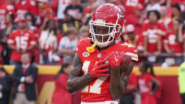 Richie James participated in Chiefs practice and the team now has 21 days to move him to the active roster