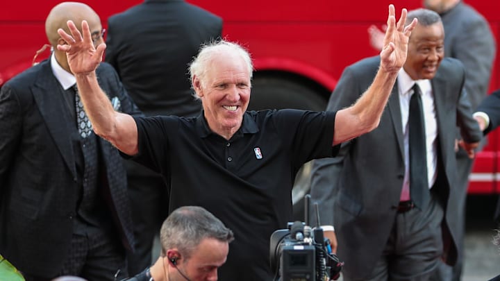 Sep 10, 2022; Springfield, MA, USA;  Bill Walton at the 2022 Basketball Hall of Fame at Symphony Hall. Mandatory Credit: Wendell Cruz-Imagn Images