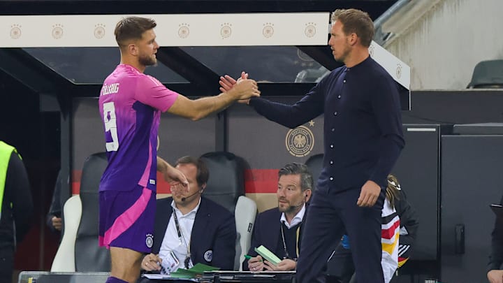 Niclas Füllkrug und Julian Nagelsmann Niclas Füllkrug und Julian Nagelsmann