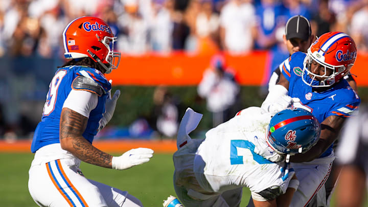 The Florida Gators upset Ole Miss, 24-17, last year in the Swamp.