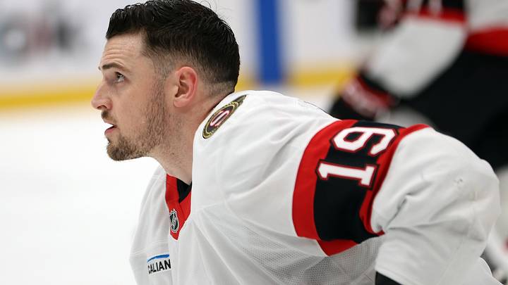 Mar 18, 2026; Washington, District of Columbia, USA; Ottawa Senators right wing Drake Batherson (19) looks on before a game against the Washington Capitals at Capital One Arena. Mandatory Credit: Daniel Kucin Jr.-Imagn Images Mar 18, 2026; Washington, District of Columbia, USA; Ottawa Senators right wing Drake Batherson (19) looks on before a game against the Washington Capitals at Capital One Arena. Mandatory Credit: Daniel Kucin Jr.-Imagn Images