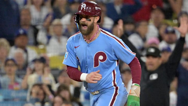Philadelphia Phillies first baseman Bryce Harper.