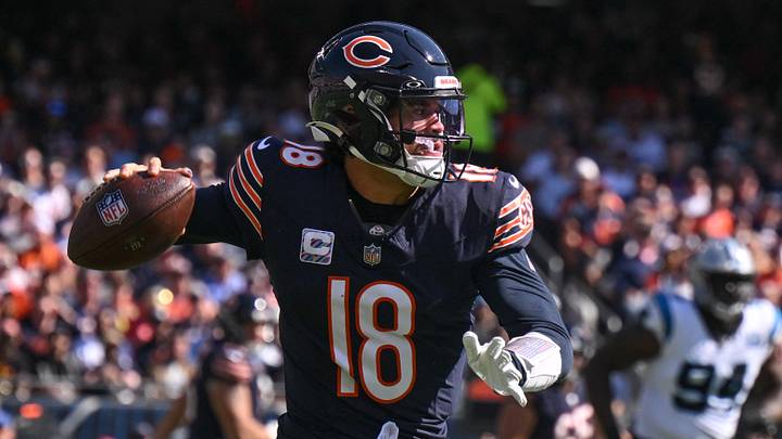 Chicago Bears QB Caleb Williams passes the ball against the Carolina Panthers. Mandatory Credit: Daniel Bartel-Imagn Images Chicago Bears QB Caleb Williams passes the ball against the Carolina Panthers. Mandatory Credit: Daniel Bartel-Imagn Images