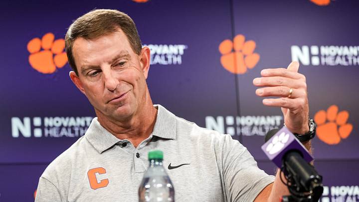 On Tuesday, Dabo Swinney broke down Virginia Tech's offense, pinpointing a handful of players who've caught his eye. On Tuesday, Dabo Swinney broke down Virginia Tech's offense, pinpointing a handful of players who've caught his eye.