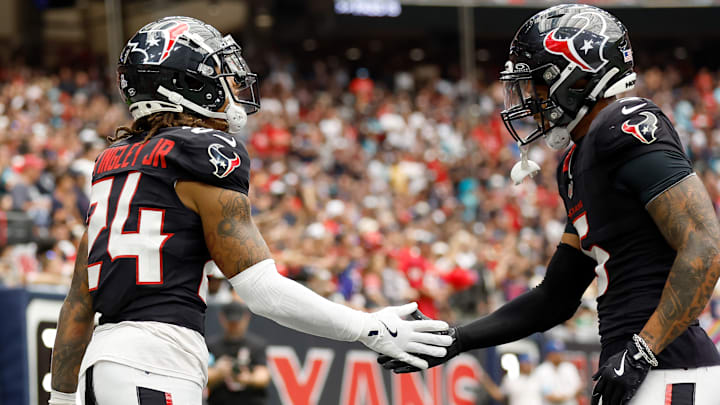 Jalen Pitre was almost at a loss for words searching for a comparison for his Houston Texans teammate Derek Stingley Jr.