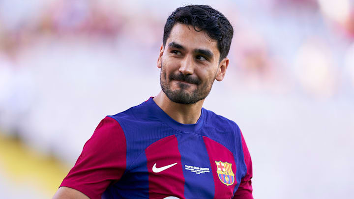 Ilkay Gundogan signed for Barcelona on a free after captaining Manchester City to a treble. 