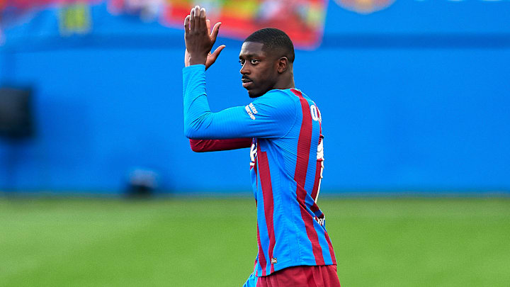 Ousmane Dembele applaudiert