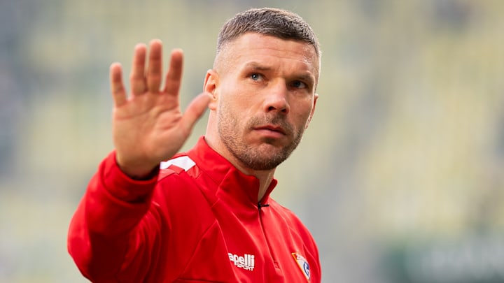 Lukas Podolski läuft aktuell noch in seiner polnischen Heimat auf