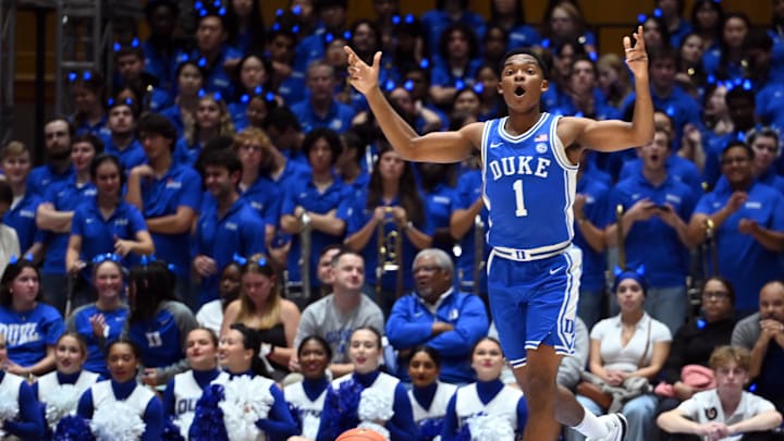 Duke basketball guard Caleb Foster