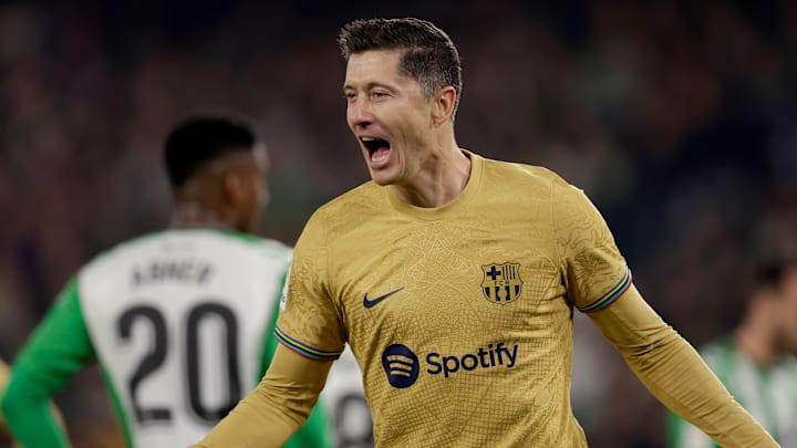 Robert Lewandowski estará en el ataque del FC Barcelona ante el Sevilla