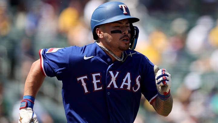 Texas Rangers third baseman Cody Freeman. Credit: Dennis Lee-Imagn Images