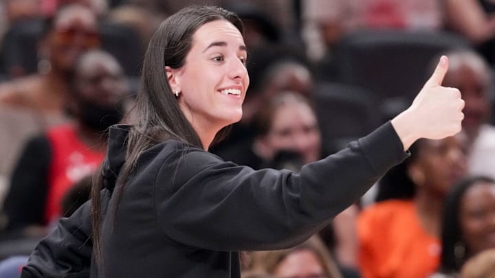 Caitlin Clark didn't play in the WNBA All-Star Game this weekend due to injury but she still had a lot of fun.