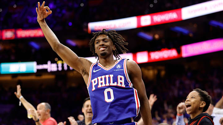 Tyrese Maxey fue la gran figura de los 76ers en el primer partido ante Raptors