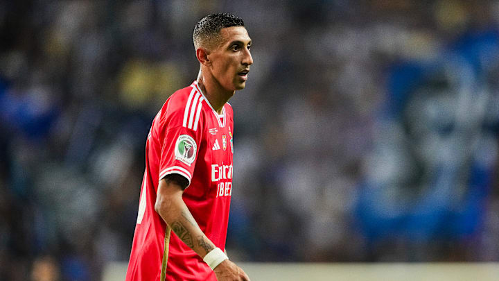 Angel Di Maria sous les couleurs de son nouveau club, le Benfica Lisbonne