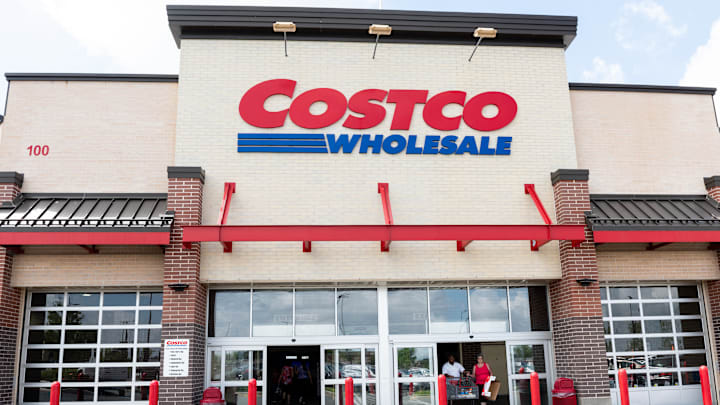 The familiar sight of a Costco Wholesale store.