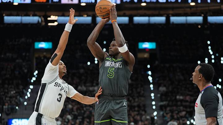 Anthony Edwards had 12 points in Minnesota’s 38-point loss in Game 2. 