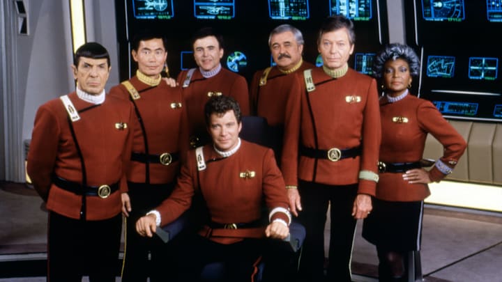 On the set of Star Trek V: The Final Frontier