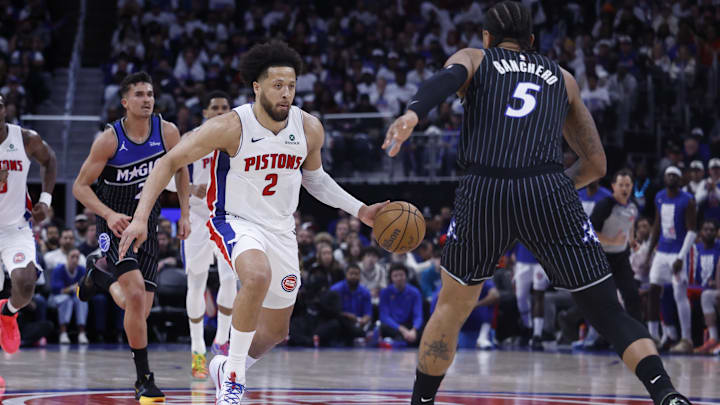 Cade Cunningham has 20 points as the Pistons impose their will against the Magic in Game 2.