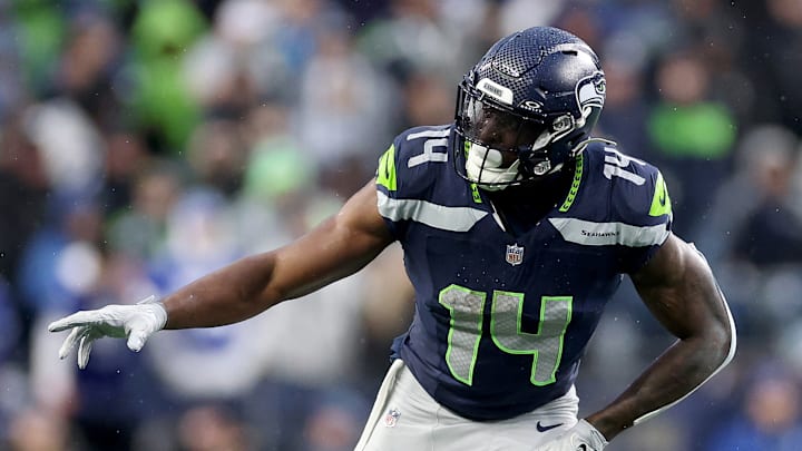 DK Metcalf of the Seattle Seahawks