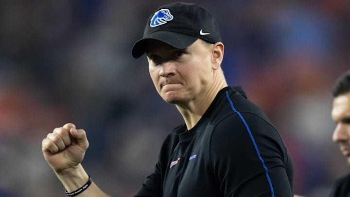 Boise State Broncos head coach Spencer Danielson.