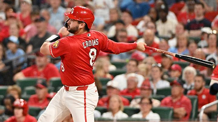 St. Louis Cardinals catcher Jimmy Crooks
