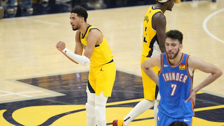 Indiana Pacers guard Tyrese Haliburton is a solid prop target in Game 4. 